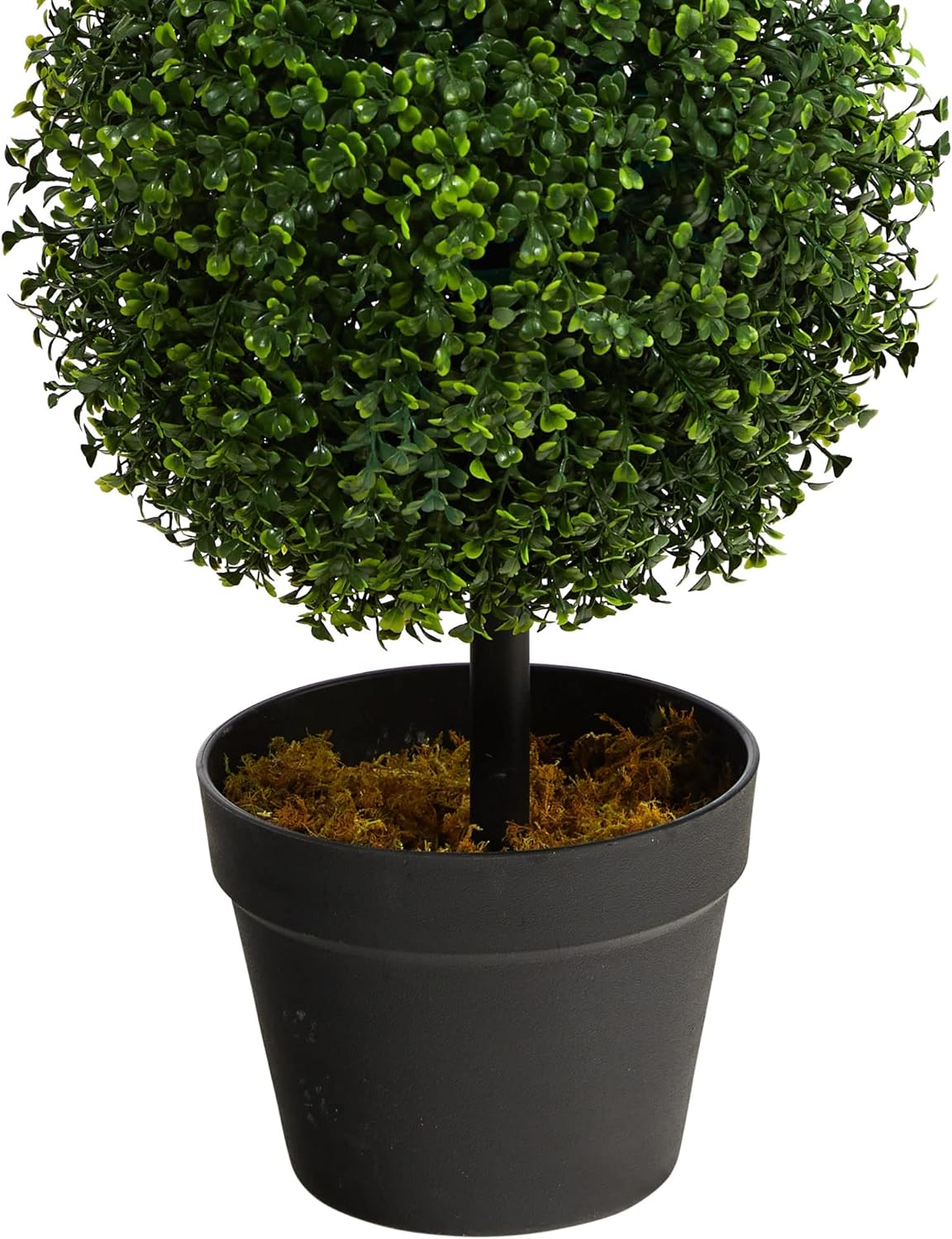 Nearly Natural 3ft. Artificial Triple Ball Boxwood Topiary Tree (Indoor/Outdoor) T2021, Green